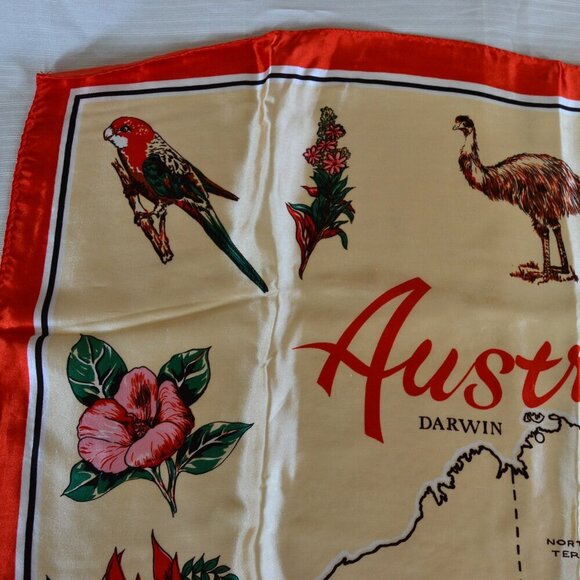 Vintage Australia Souvenir Scarf - Picture 3 of 11